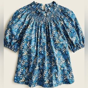 J Crew x Liberty - Blue Floral Top